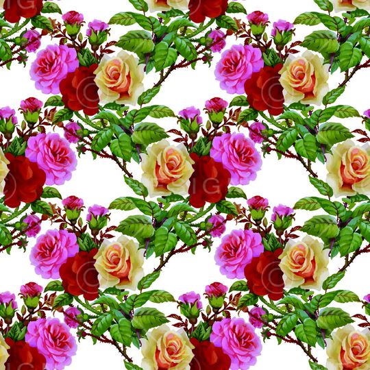 牡丹印花华亿平台图片