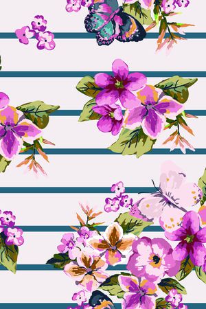 小碎花印花华亿平台图片