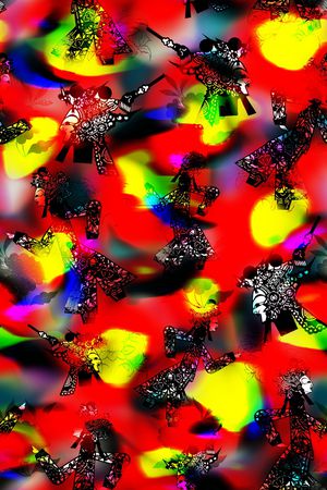 皮影印花华亿平台图片