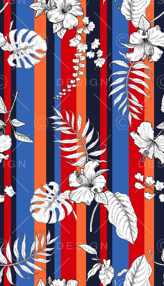 条纹印花华亿平台图片