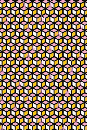 geometric印花华亿平台图片