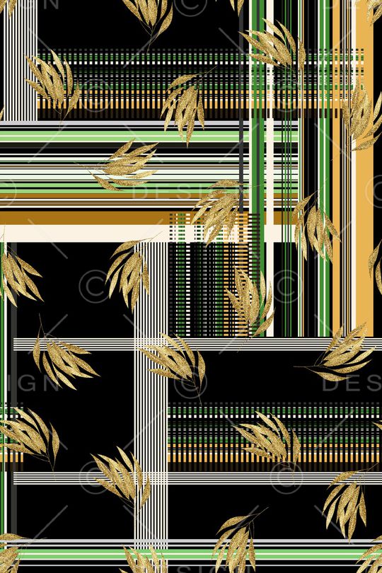 趣味几何印花华亿平台图片