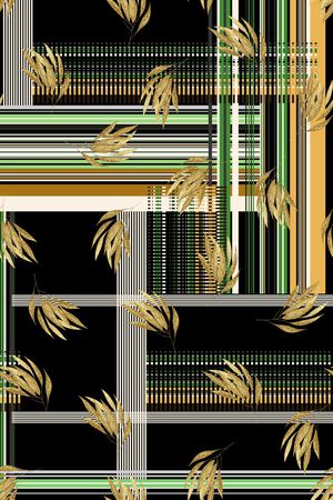 趣味几何印花华亿平台图片