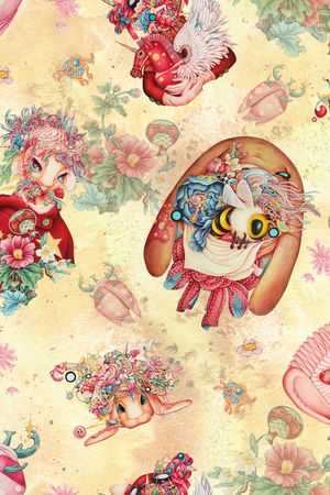 插画印花华亿平台图片