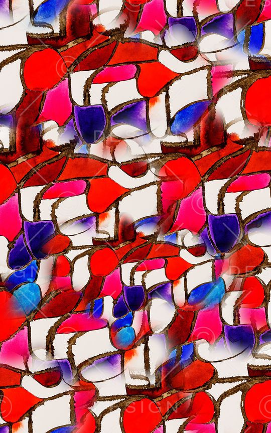 线条印花华亿平台图片