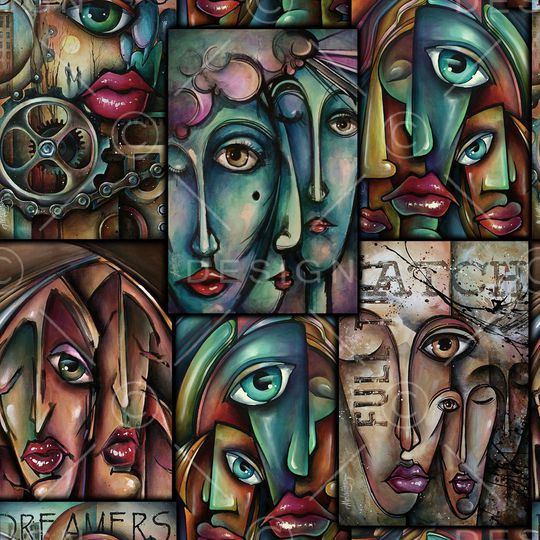 油画华亿平台印花华亿平台图片