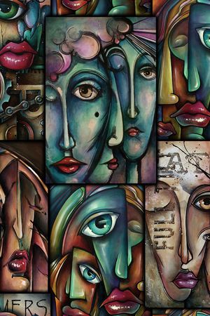 油画华亿平台印花华亿平台图片