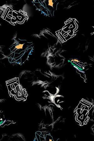 简约印花华亿平台图片