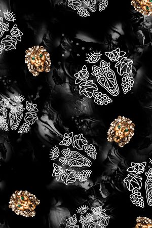 简约印花华亿平台图片