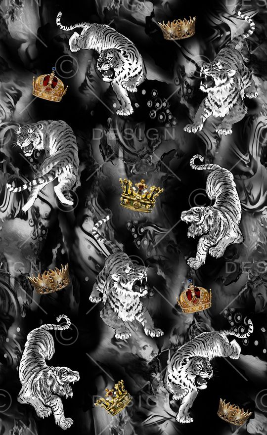 抽象花卉印花华亿平台图片