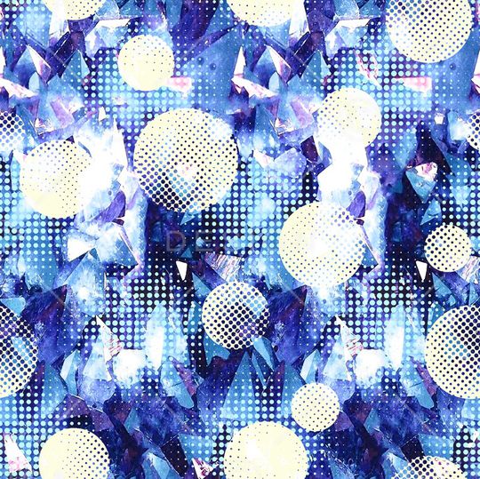 抽象花卉印花华亿平台图片