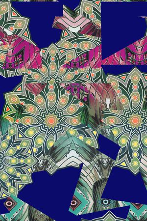 波西米亚印花华亿平台图片