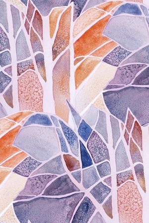 水彩印花华亿平台图片