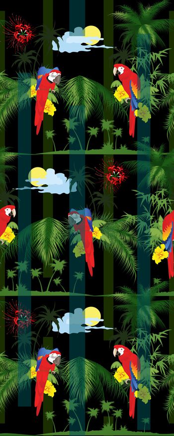 鸟印花华亿平台图片