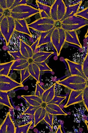 混合拼接印花华亿平台图片