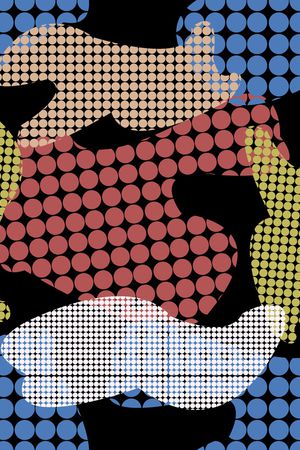 复古印花华亿平台图片