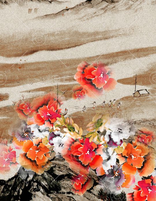 肌理印花华亿平台图片