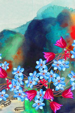 肌理印花华亿平台图片