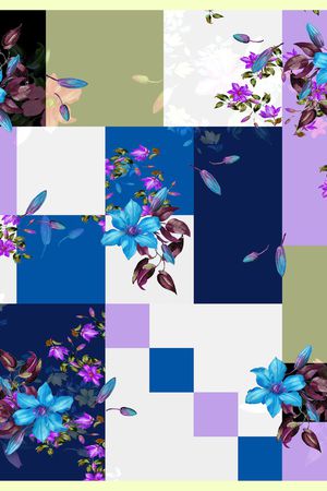 方巾印花华亿平台图片