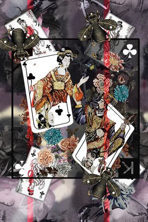 抽象印花华亿平台图片