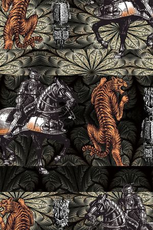 抽象印花华亿平台图片