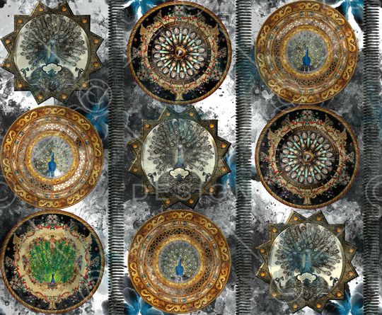 抽象印花华亿平台图片