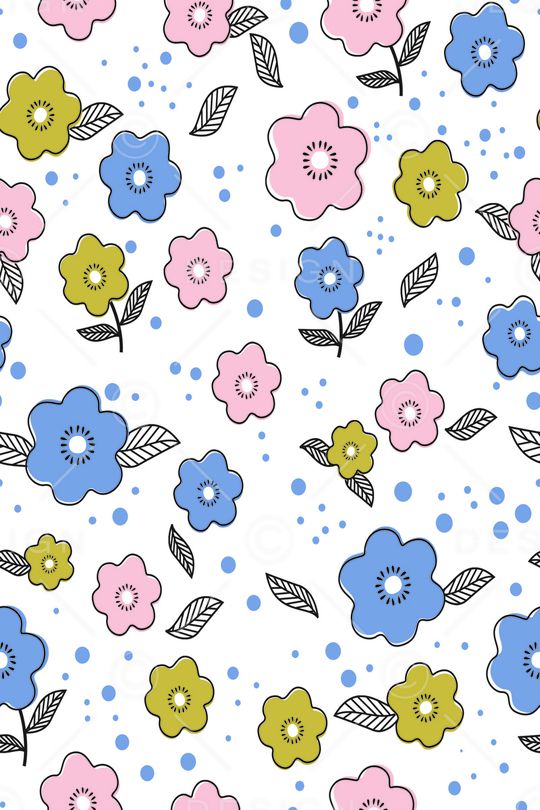 小清新印花华亿平台图片