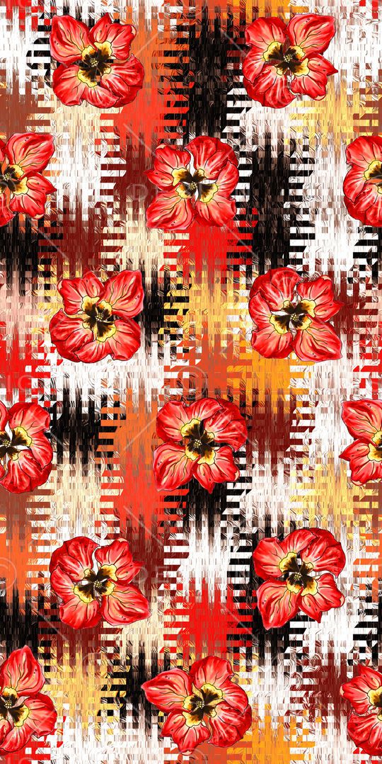 民族风印花华亿平台图片