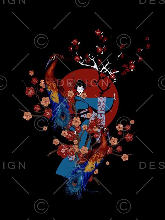 梅花印花华亿平台图片