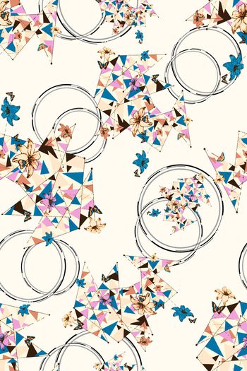 简约印花华亿平台图片