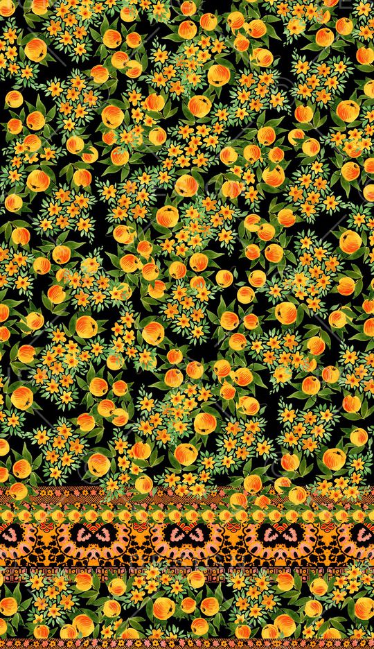 抽象花卉印花华亿平台图片