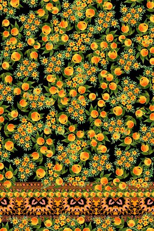 抽象花卉印花华亿平台图片