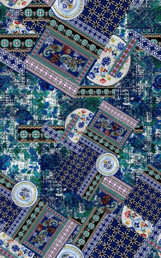 民族风印花华亿平台图片