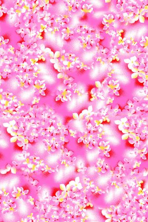 抽象花卉印花华亿平台图片