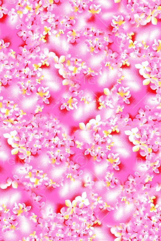 抽象花卉印花华亿平台图片