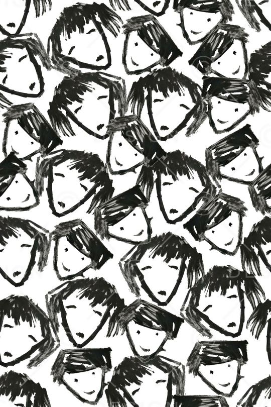 人物印花华亿平台图片