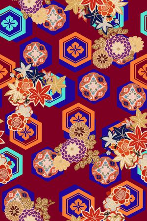 简约印花华亿平台图片