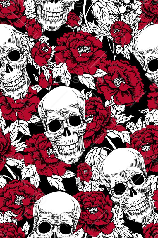 骷髅印花华亿平台图片