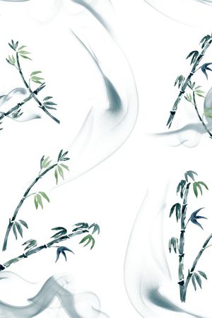 竹子印花华亿平台图片