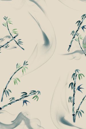 竹子印花华亿平台图片