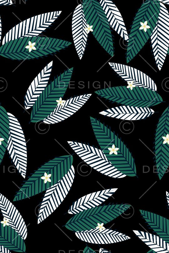 绿植树叶印花华亿平台图片