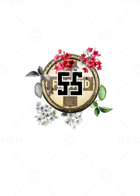 胸前独幅印花华亿平台图片