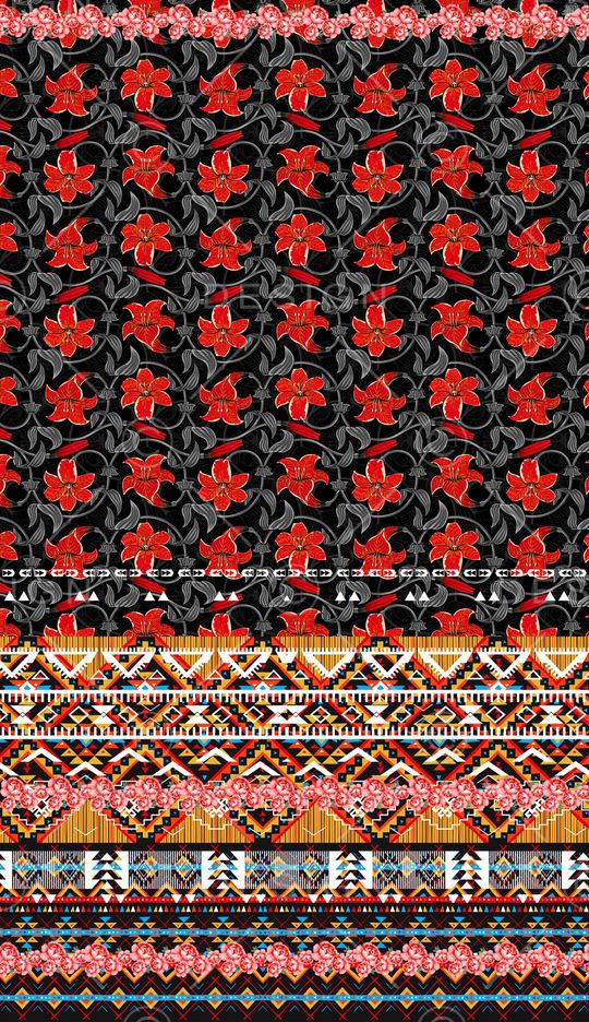 数码定位花印花华亿平台图片