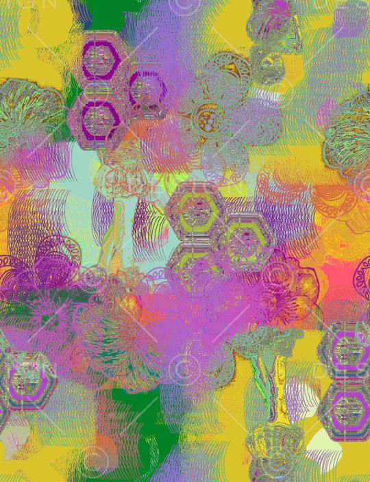 线条印花华亿平台图片