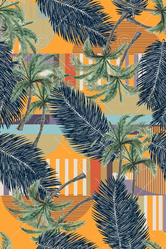 热带华亿平台印花华亿平台图片