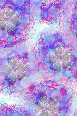 线条印花华亿平台图片