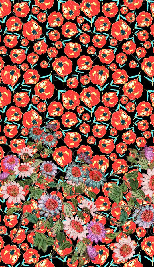 清爽印花华亿平台图片