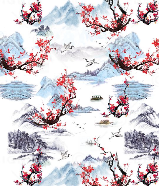 国画印花华亿平台图片