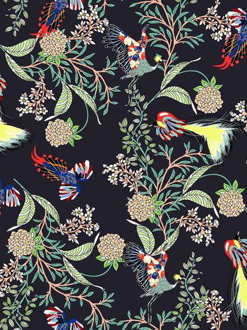 抽象印花华亿平台图片