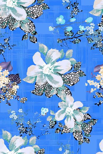 1117903-1809141b 彩底花卉